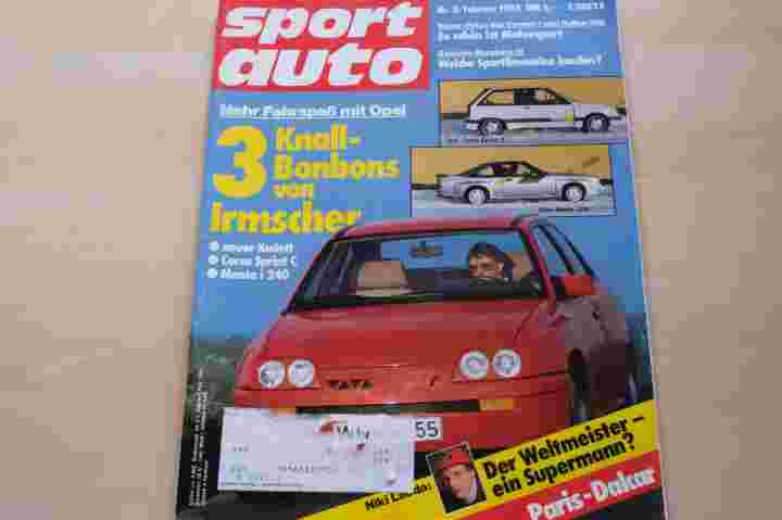 Deckblatt Sport Auto (02/1985)